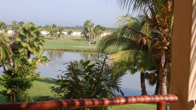 Fairway view from terrace