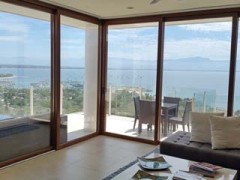 Furnished apartment with stunning views of the bay and mountain at Amura, Alamar