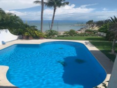 Beautiful beachfront home with pool, great location